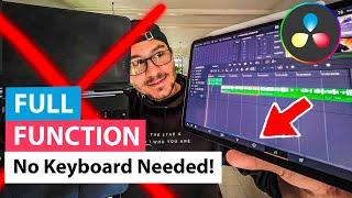 FULL DaVinci Resolve iPad (NO KEYBOARD NEEDED!!!)