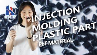 Custom-made plastic injection molding black electronic fire proof function PET Material parts