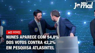 Eleição SP: Nunes aparece com 54,8% dos votos contra 42,2% em pesquisa AtlasIntel | SJ 21.10