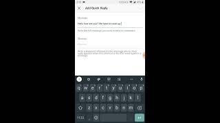 How To Add Instagram Quick Reply Messages In DM