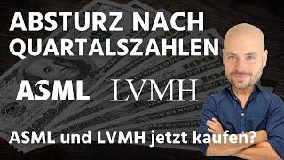 Absturz bei ASML und LVMH - Chance nutzen und beide Aktien kaufen?