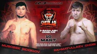 Musobek Siddiqov VS Rahmatullayev Chori  |R3FC|