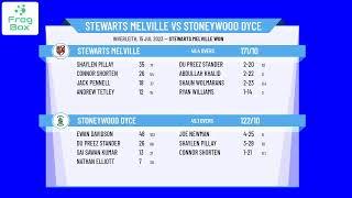 Cricket Scotland - Eastern Premier League - Stewarts Melville v Stoneywood Dyce