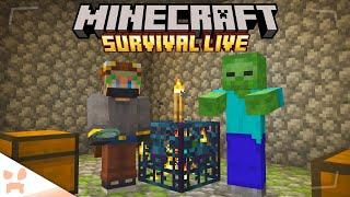 BUILDING MY FIRST ZOMBIE XP FARM IN MY MINECRAFT FOREVER WORLD!