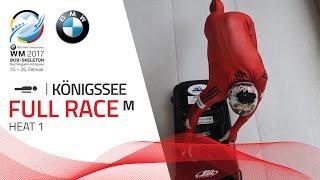 Full Race Men's Skeleton Heat 1 | Königssee | BMW IBSF World Championships 2017