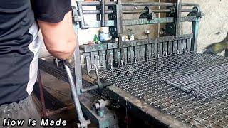 Innovative Machine For making Crimped Wire Mesh / How Is Made