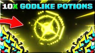 USING 10 GODLIKE POTIONS AT THE SAME TIME! | Sol's RNG