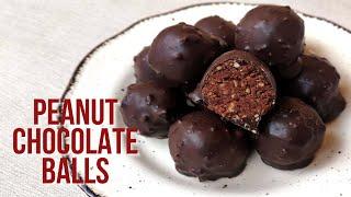 No-Bake Peanut Chocolate Balls Recipe | Cake Pops @mamagician