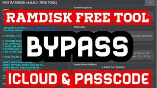 #007 ramdisk tool free unlock icloud, bypass passcode IOS 15/16 with signal