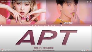 (AI) ROSE ft.JUNGKOOK - APT (Han/Rom/Eng) Lyrics