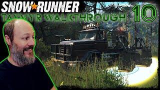 How to do 'Georesearch' contracts in Quarry & UPGRADE locations | SnowRunner Taymyr Walkthrough