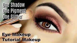 Eye Makeup Tutorial using ONE Shadow/Pigment/Glitter | TheMakeupChair