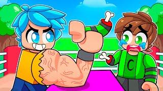 CADRES vs NARU Guerra de BRAÇO no Roblox