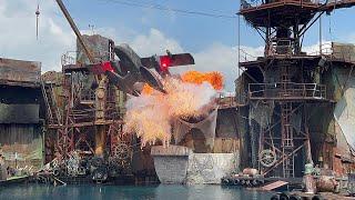 Waterworld Stunt Show [2022] FULL SHOW FRONT ROW | Universal Studios Hollywood