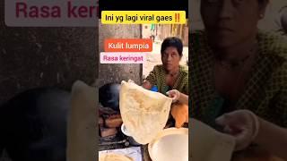 giant spring roll making process  sweat taste