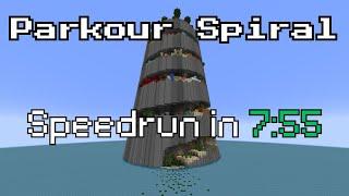 Parkour Spiral Speedrun in 7:55