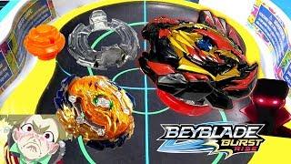 VENOM DEVOLOS VS WIZARD FAFNIR - FUMIYA VS DELTA BEYBLADE BURST RISE BATTLES