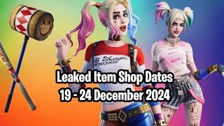 Fortnite Item Shop Leaked Collab Dates (December 19 - December 24, 2024) | Exclusive Skins & More!"