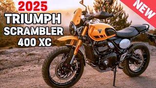 New 2025 Triumph Scrambler 400 XC Retro Style Meets Modern Adventure