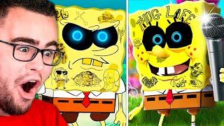 Reacting to Every GANGSTER SPONGEBOB RAP SONG!!