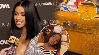 Cardi B Reacts to Kulture RUINING Her $60K Hermes Bag