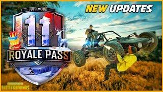 БОКОВОЙ ПРИЦЕЛ В PUBG MOBILE ! РОЗЫГРЫШ РП 11 СЕЗОНА ! УТЕЧКИ ПАБГ МОБАЙЛ