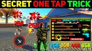 Free Fire Max Auto Headshot Trick 2024 Sensitivity | 2gb, 4gb, 6gb Ram Headshot Sensitivity Setting