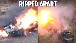 Ukraine's Leopard and Abrams tanks cause havoc to Russians as Bradley gets in on action