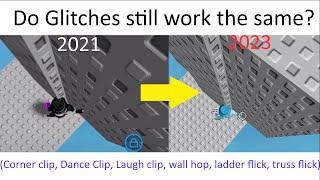 Do glitches still work on Roblox in 2023? (ft. corner clip, dance clip, laugh clip)