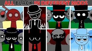 Incredibox Sprunki ALL BLACK in Different Mods 3