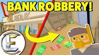 BANK ROBBERY THEY TAKE ME PRISONER! - Unturned Roleplay (Rebels Raid The Bank For Big Money!)