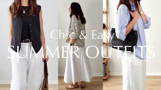 Chic & Easy Summer Outfit Formulas. NO T-SHIRTS!