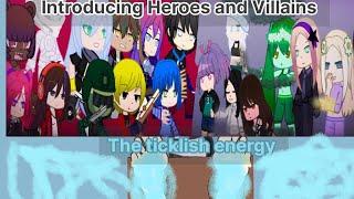 Introucing Heroes and Villains+The Ticklish energy (powers concets) 10K special