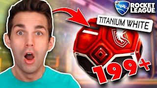 OPENING 199+ *PAINTED* DROPS IN ROCKET LEAGUE! *LUCKY* (Fan Drop Opening RL)