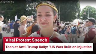 "Built on Evil": 18-Year-Old Slams Trump Parade & U.S. Injustice in Viral Protest Speech | AC1G