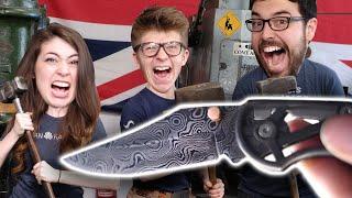 Damascus 3D Printed Knife with Alec Steele!