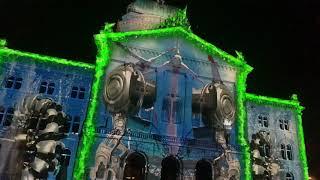 Switzerland : Bern Light Show - Planet Hope - 2021