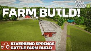 Cattle Farm Build Fs25 Speed Build Timelapse Farming Simulator 25