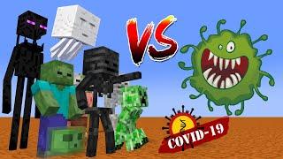 MONSTER SCHOOL FIGHT COVID-19 - MINECRAFT ANIMATION