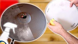 Cleaning Rubber Electronic Cymbals & Mesh Drum Heads