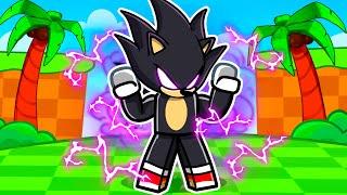 Becoming DARK SONIC in Roblox!