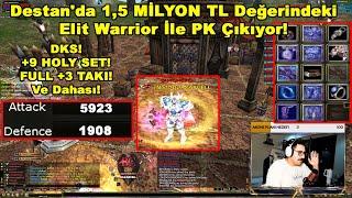 PHALANKS666 | Destan'da 1,5 MİLYON TL Değerindeki Elit Warrior İle PK Çıkıyor! | Knight Online