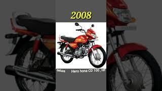 Evolution of hero honda Cd 100ss ,HF deluxe ,CD dawn (1985~2023) #shorts