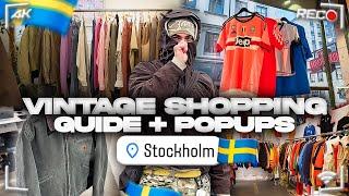 XXL VINTAGE SHOPPING TOUR Stockholm ft. supreme, stussy, needles, cdg usw.