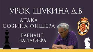 Видеоурок Д.В. Щукина. Атака Созина-Фишера в варианте Найдорфа Сицилианской защиты