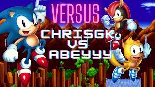 SONIC MANIA ENCORE VERSUS GREEN HILL ZONE ONLY CHALLENGE!! | @ChrisGK_FGC VERSUS @AbeyyyGaming