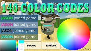 Chicken Gun Color Codes - How to change name color - 140 COLORS ! (Read Description)