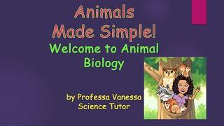 Animals Made Simple! Welcome to Animal Biology