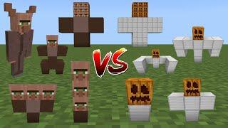 All Iron Golems vs All Villagers