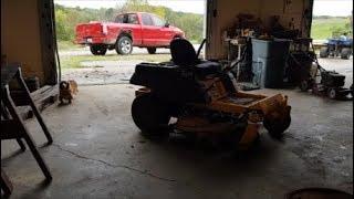 Replacing Drive Belt on Zero Turn Mower! DIY.